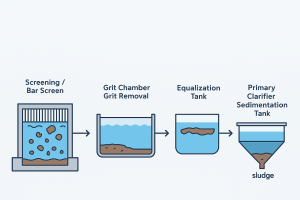 Cara Kerja Primary Clarifier dalam Mengurangi Suspended Solid
